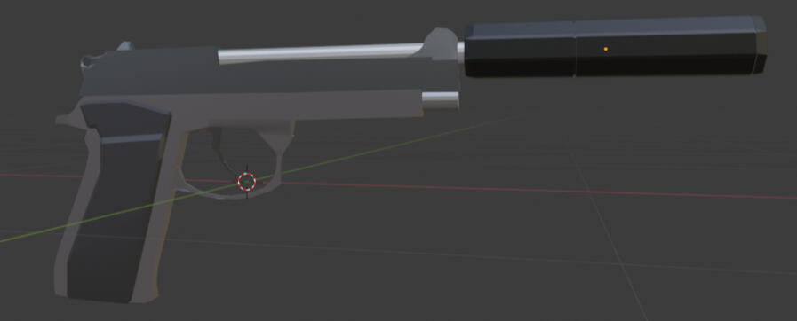 Low Poly Pistol